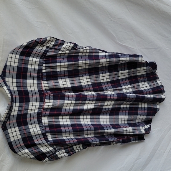 Plus size Jachs Girlfriend Flannel Cap Sleeve Shirt - Picture 7 of 8